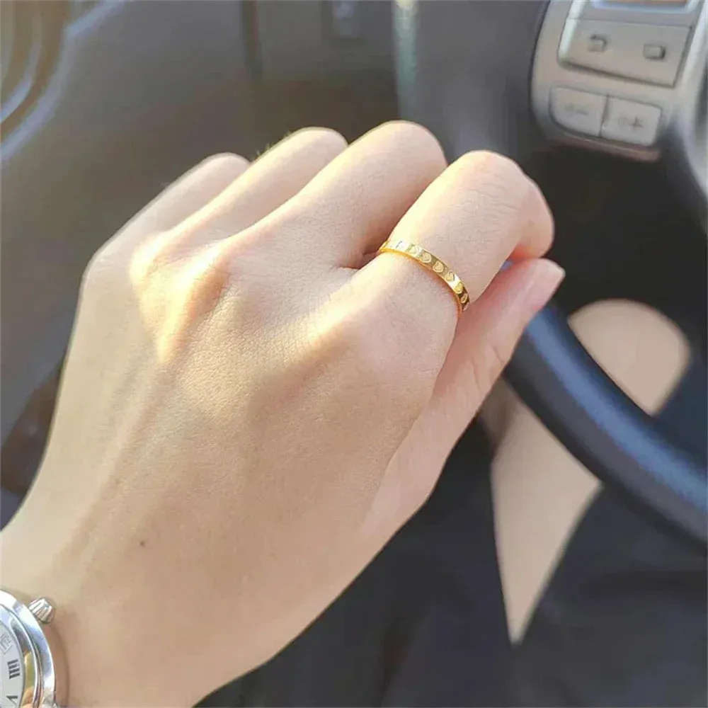 Golden Stainless Steel Ring