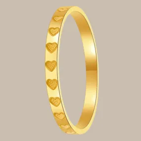 Golden Stainless Steel Ring