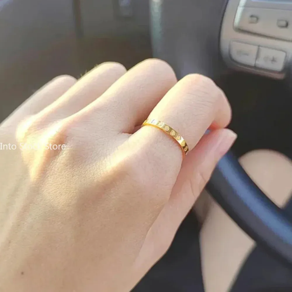Golden Stainless Steel Ring