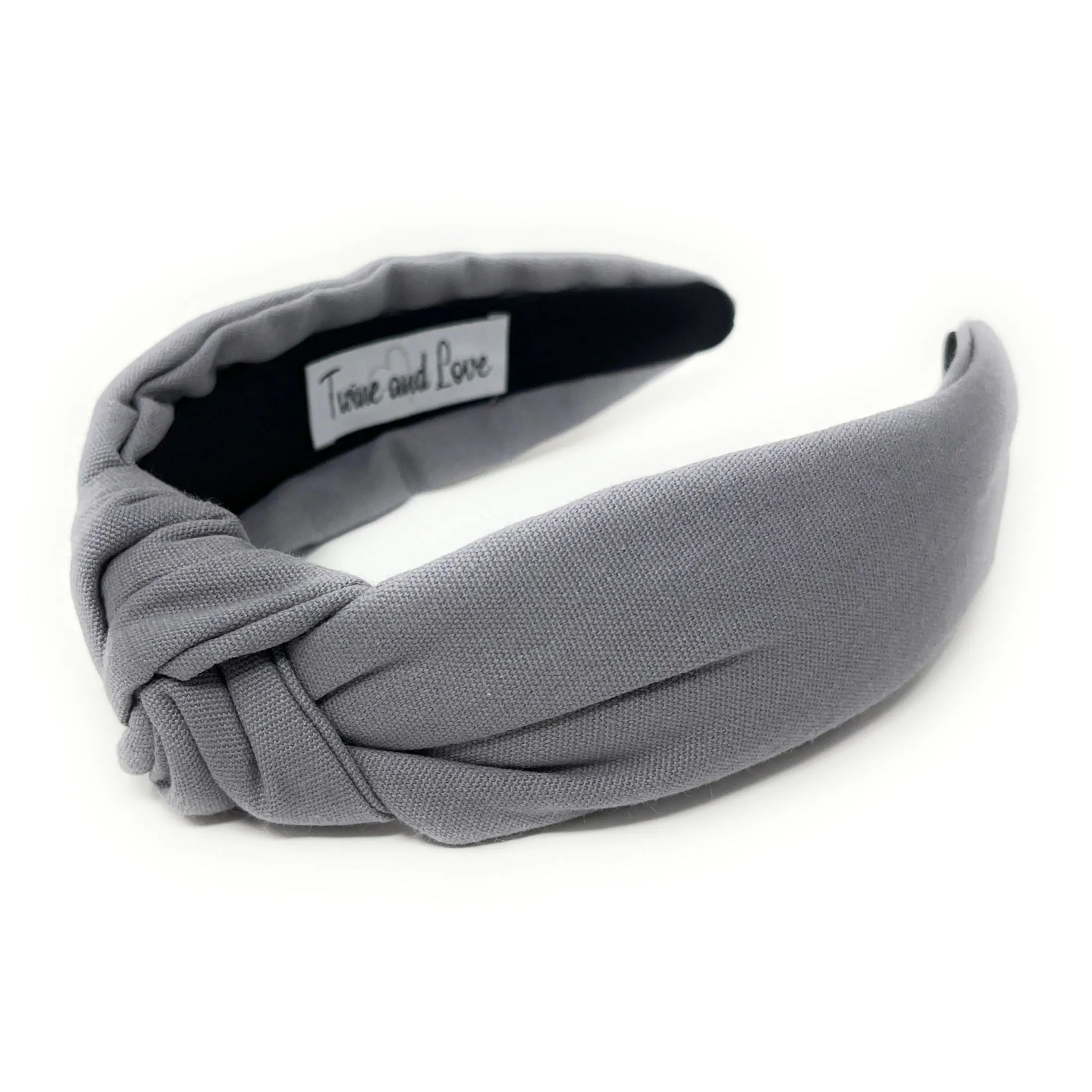 Gray Knotted Headband