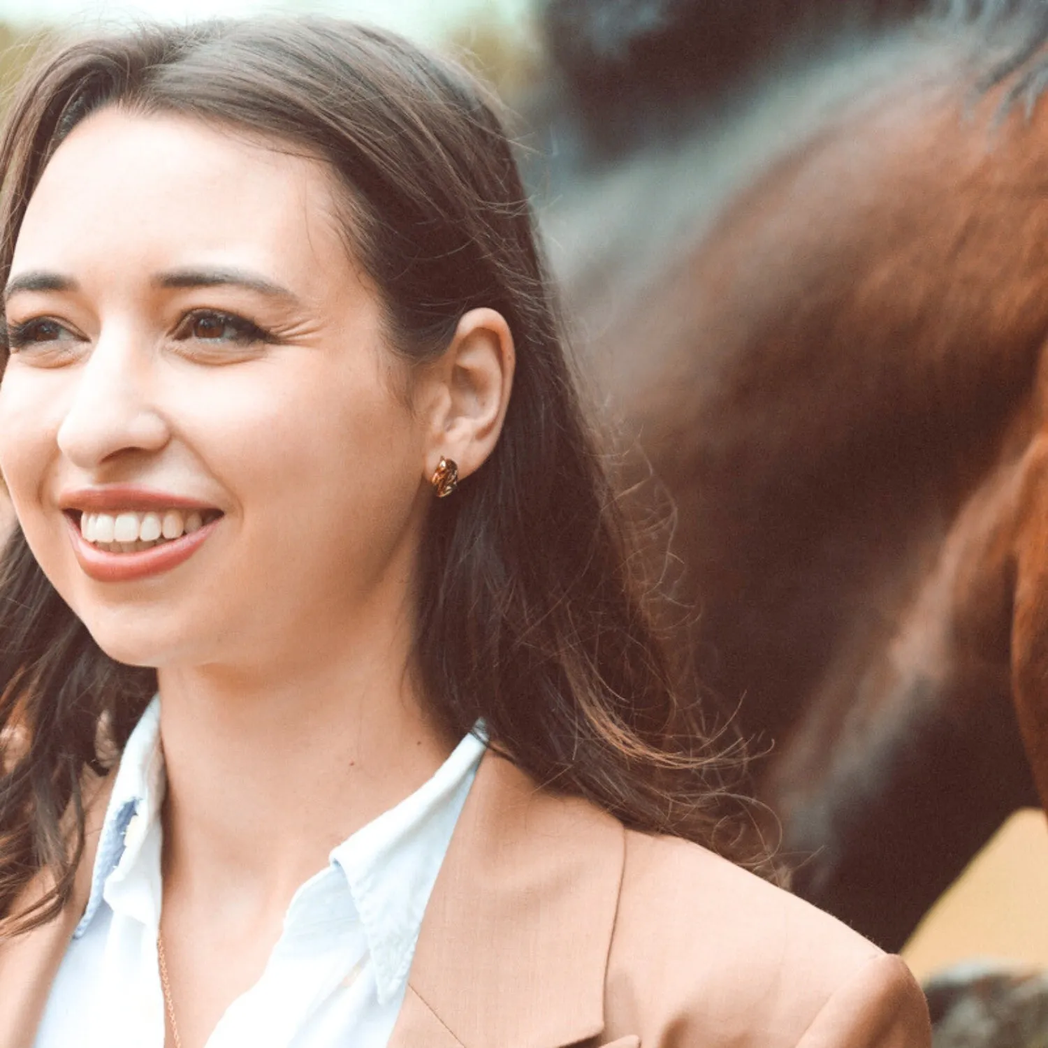 Horse Head Earrings
