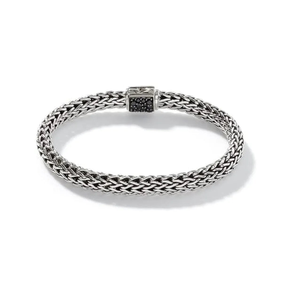 Icon Bracelet, Sterling Silver, Treated Ruby Pavé, 6.5MM - BBS90422RVBLS2RB
