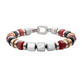 Inox Stainless Steel Bushido Yu Heroic Courage Bracelet