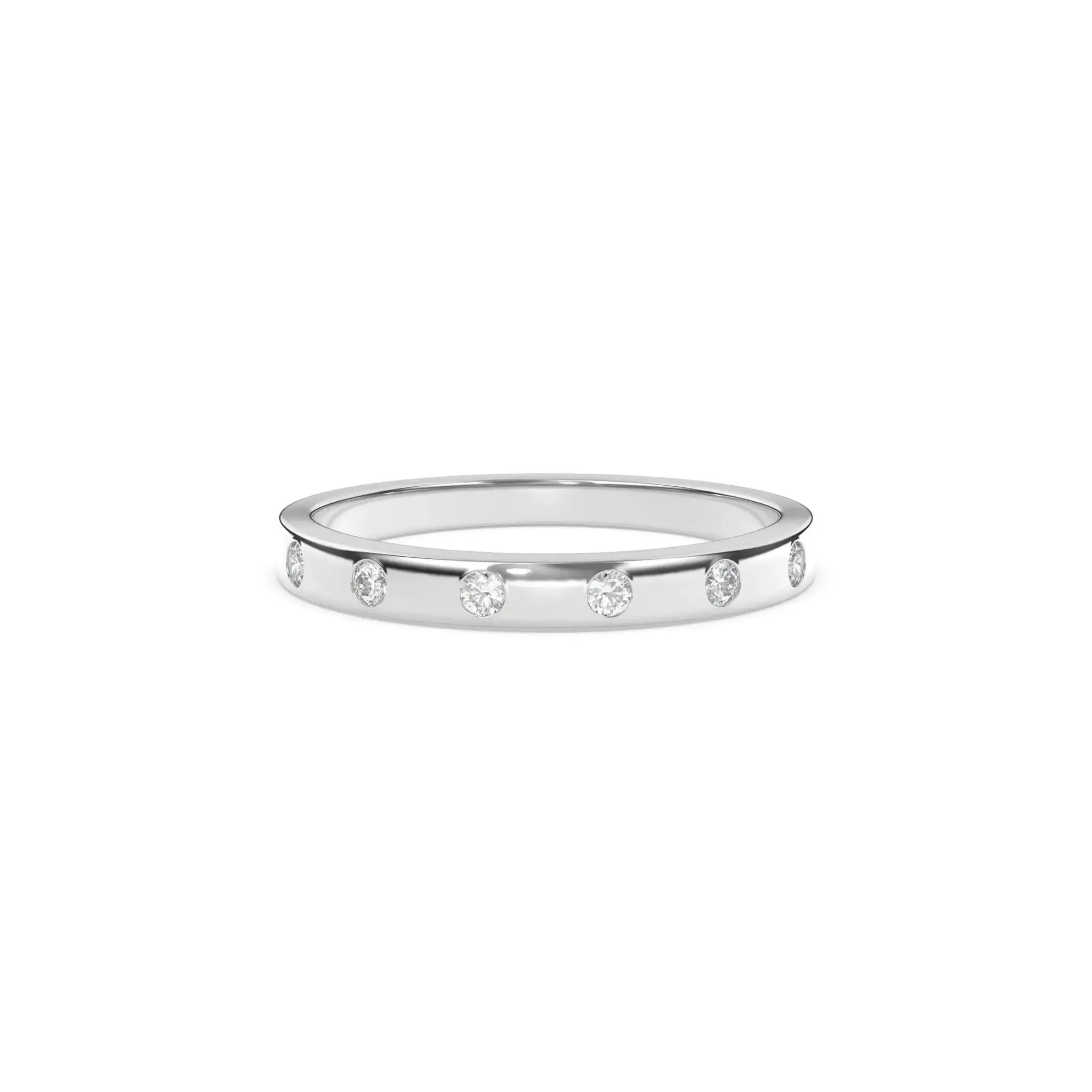 Inset Diamond Ring