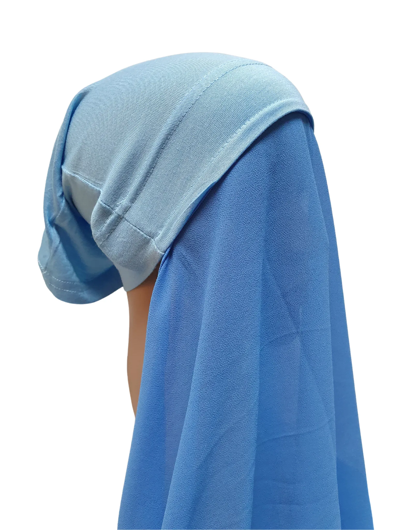 Instant Chiffon Hijab Scarf With Inner Cap One Piece for Ladies Girls Women