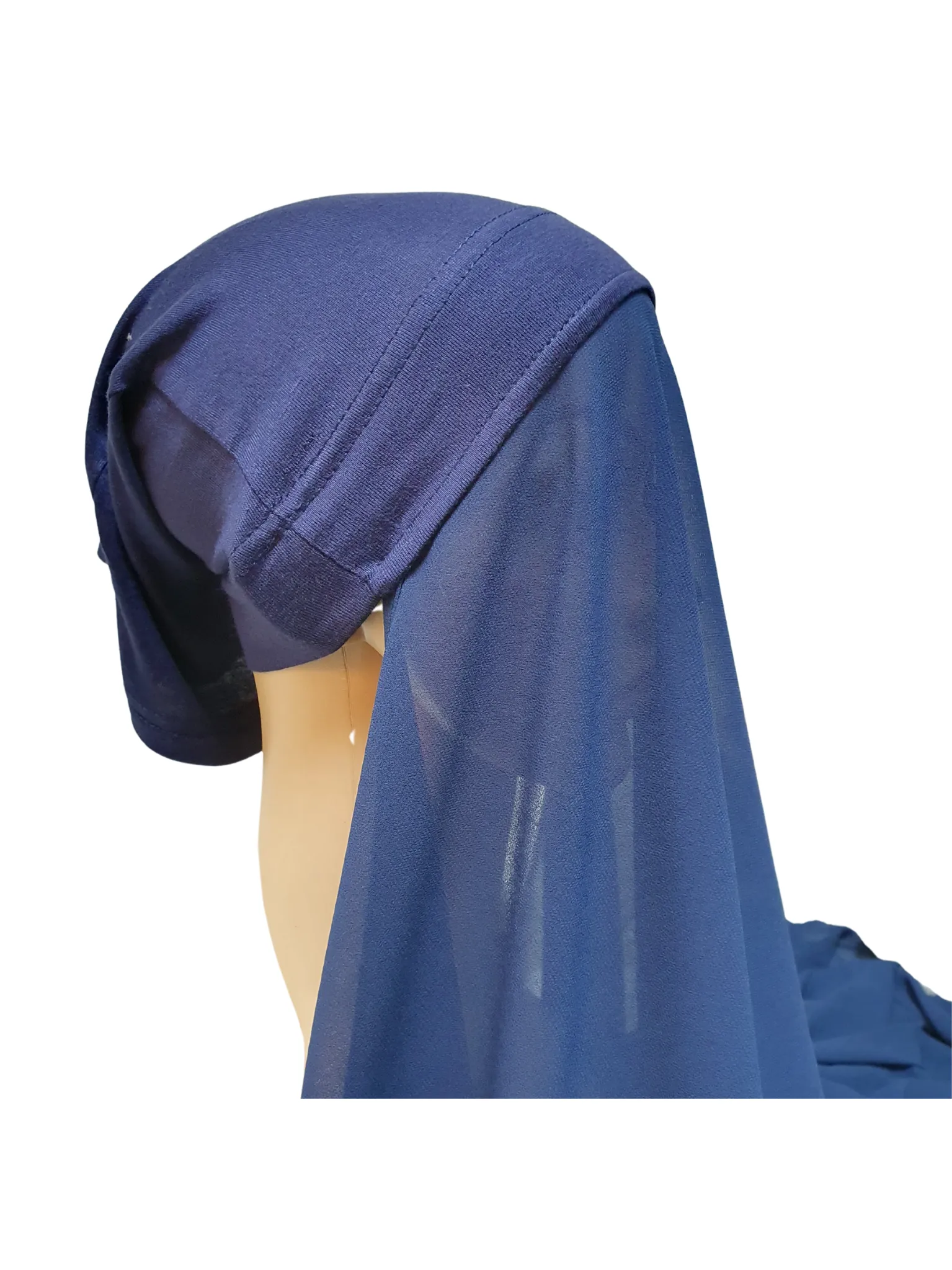 Instant Chiffon Hijab Scarf With Inner Cap One Piece for Ladies Girls Women