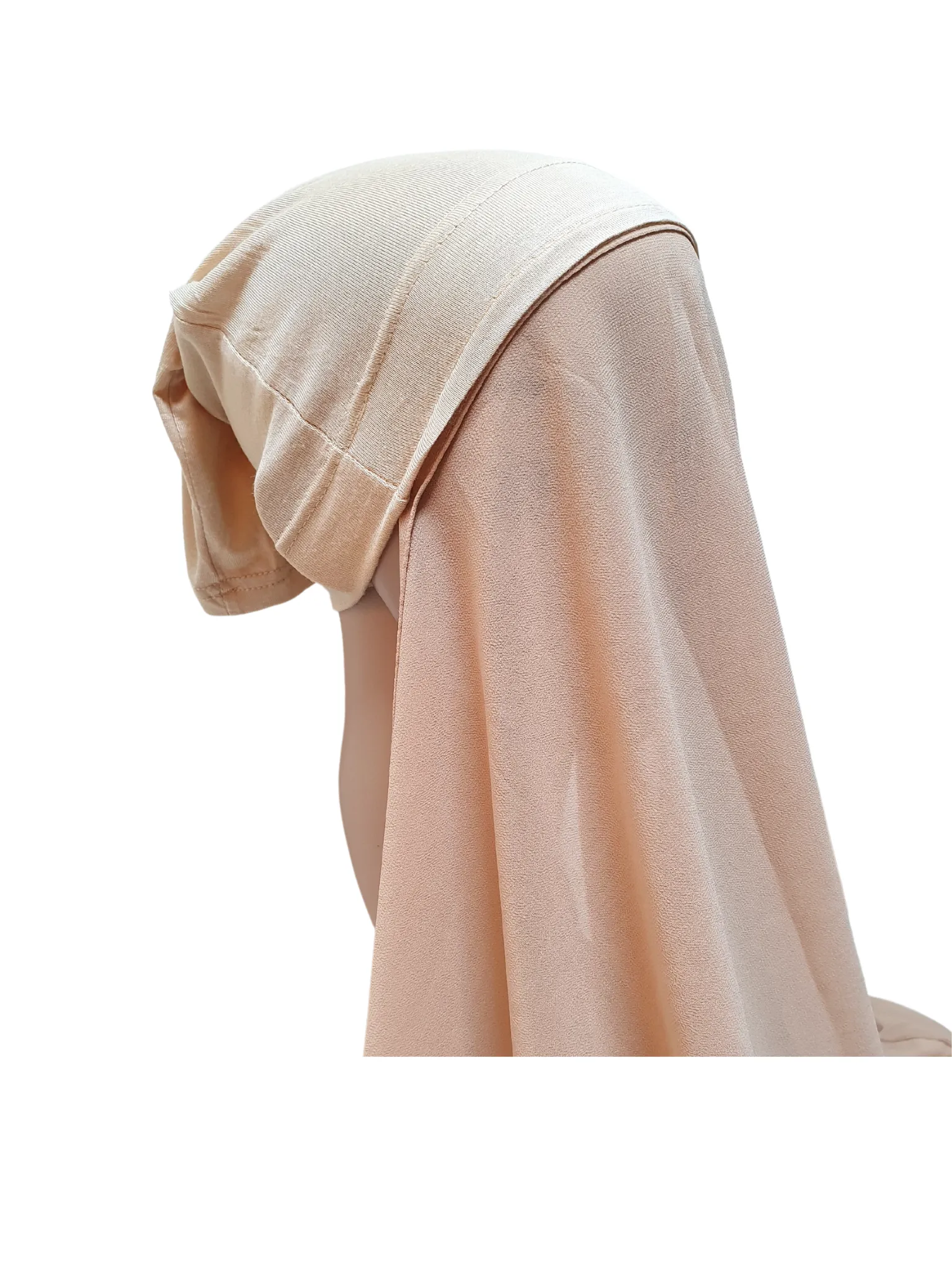 Instant Chiffon Hijab Scarf With Inner Cap One Piece for Ladies Girls Women