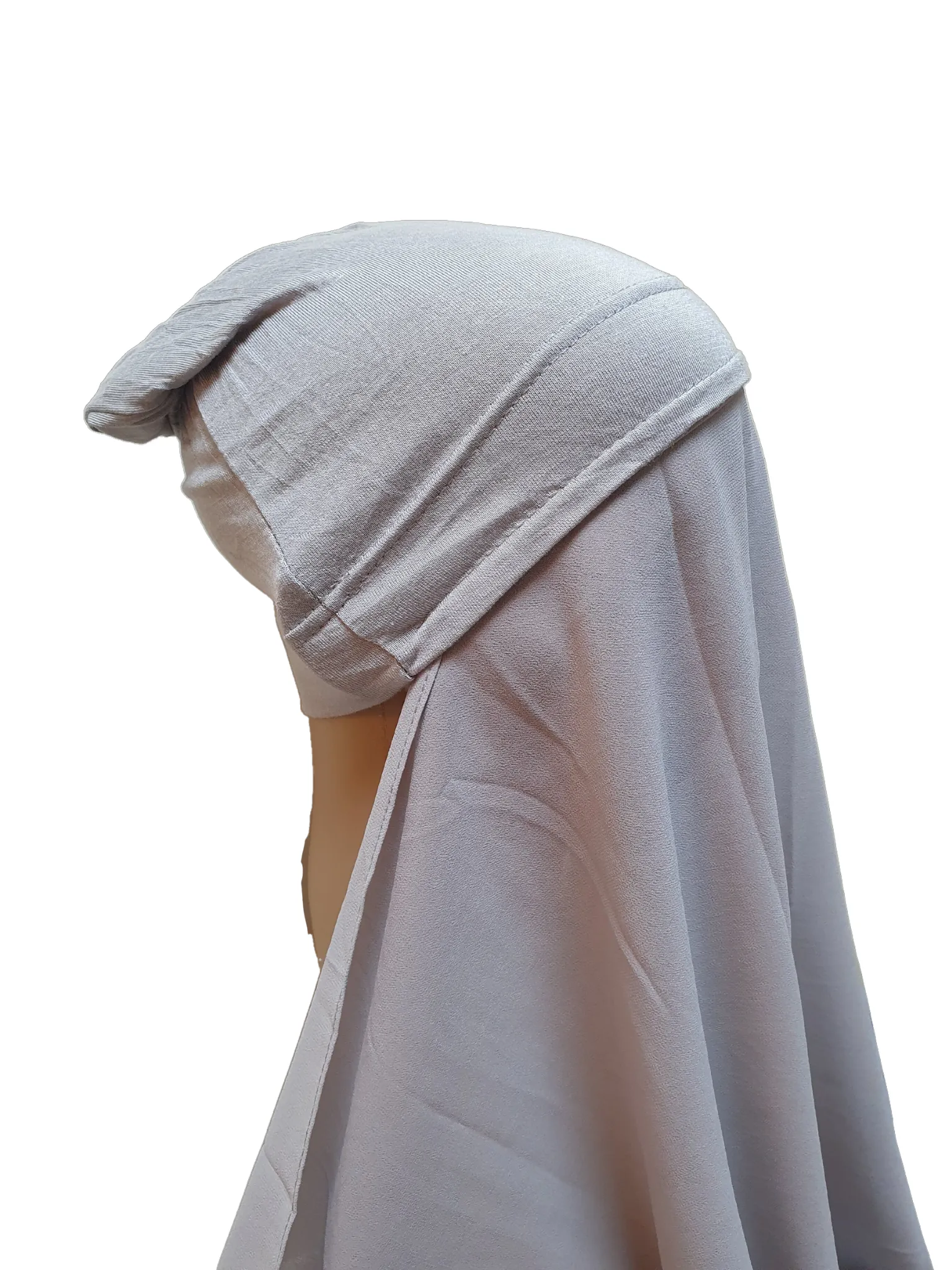 Instant Chiffon Hijab Scarf With Inner Cap One Piece for Ladies Girls Women