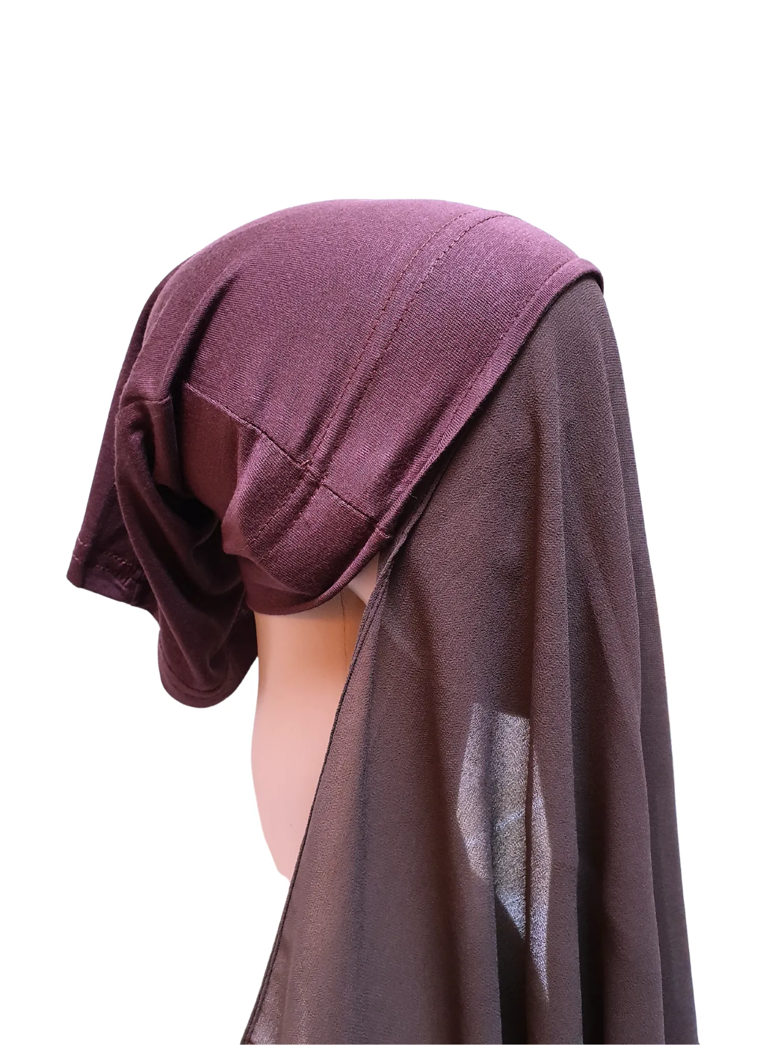 Instant Chiffon Hijab Scarf With Inner Cap One Piece for Ladies Girls Women
