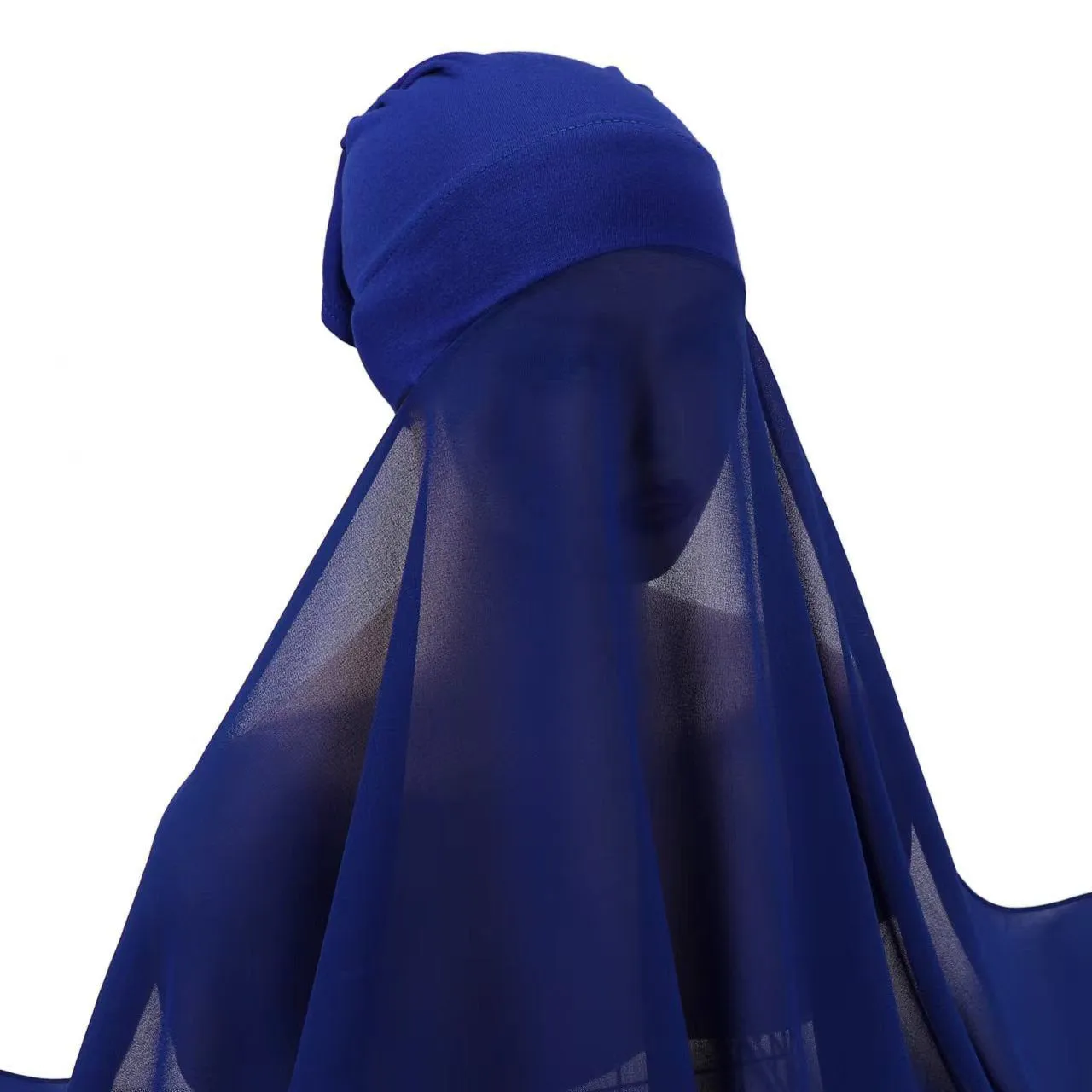 Instant Chiffon Hijab Scarf With Inner Cap One Piece for Ladies Girls Women