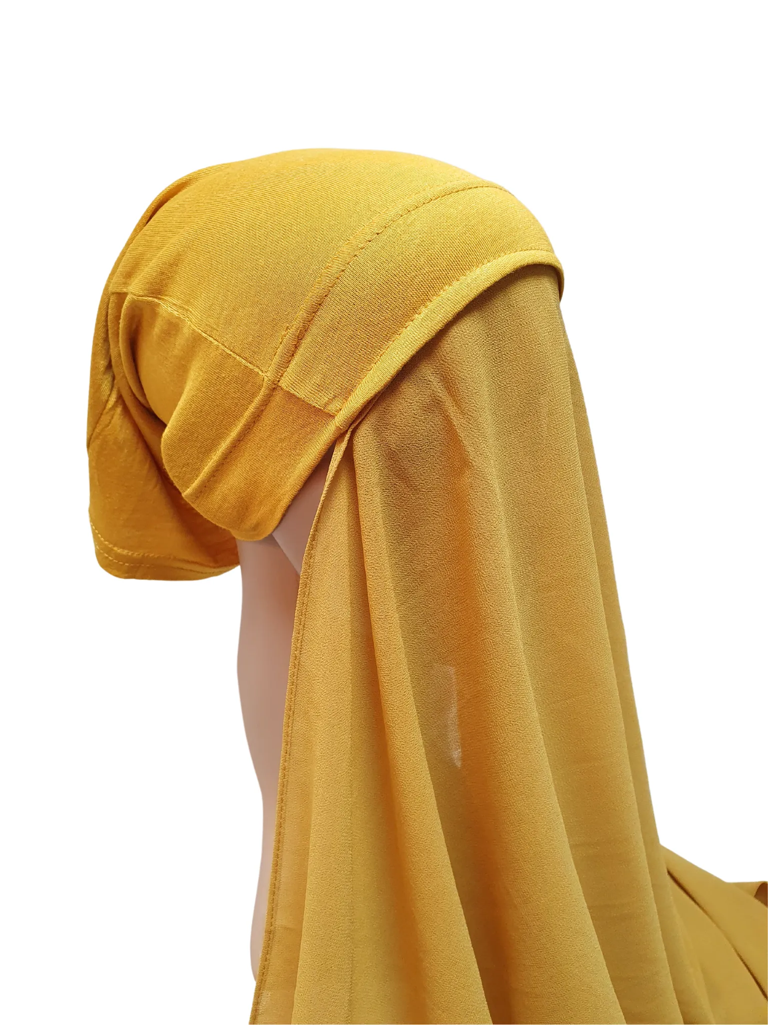 Instant Chiffon Hijab Scarf With Inner Cap One Piece for Ladies Girls Women