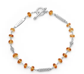 LAGOS Caviar Icon Citrine Beaded Bracelet