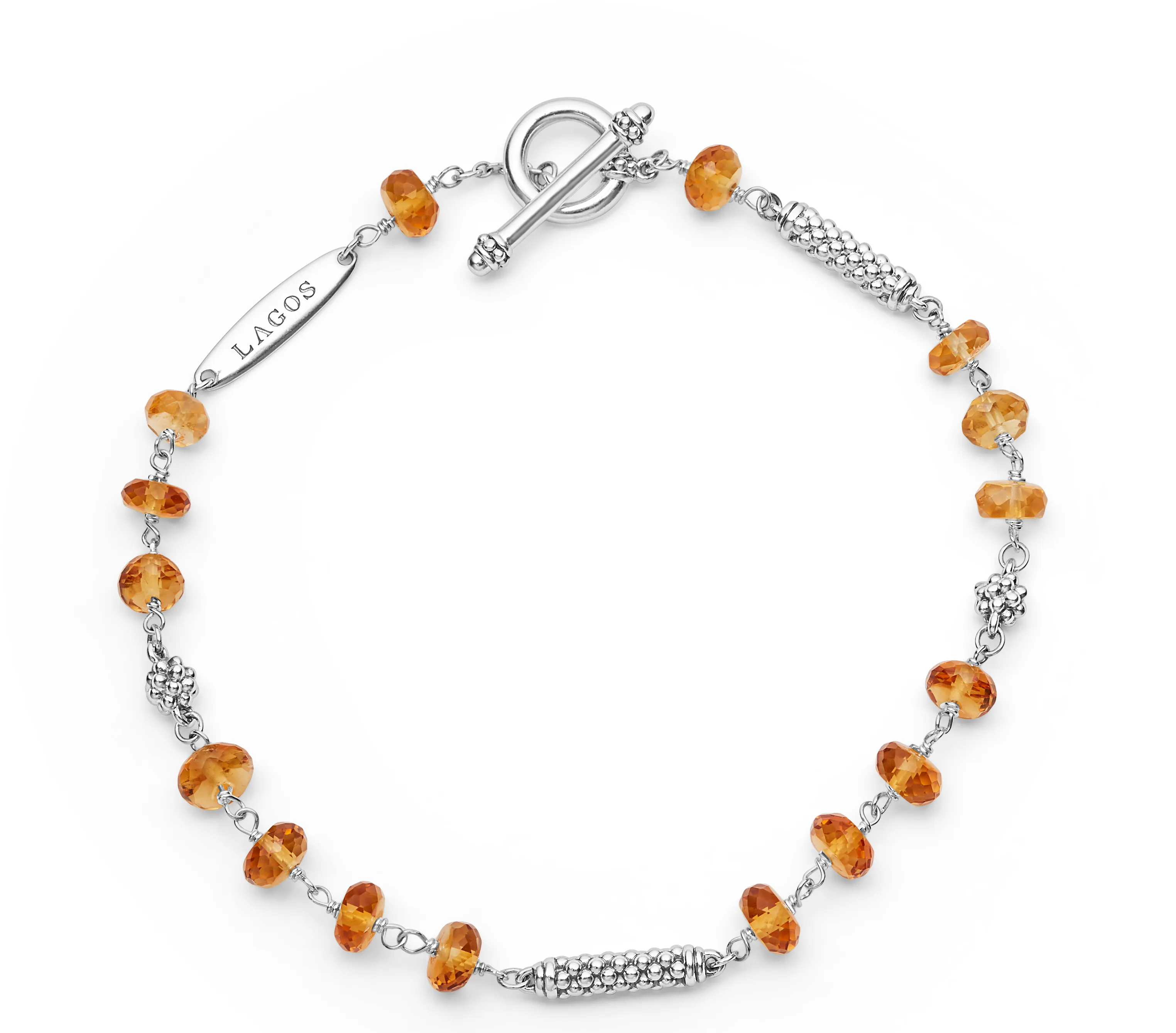 LAGOS Caviar Icon Citrine Beaded Bracelet