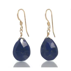 Lapis Lazuli Earrings with Gold Filled French Ear Wires