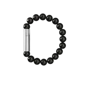 Les Fines Lames Punch Bracelet STEEL ONYX Medium