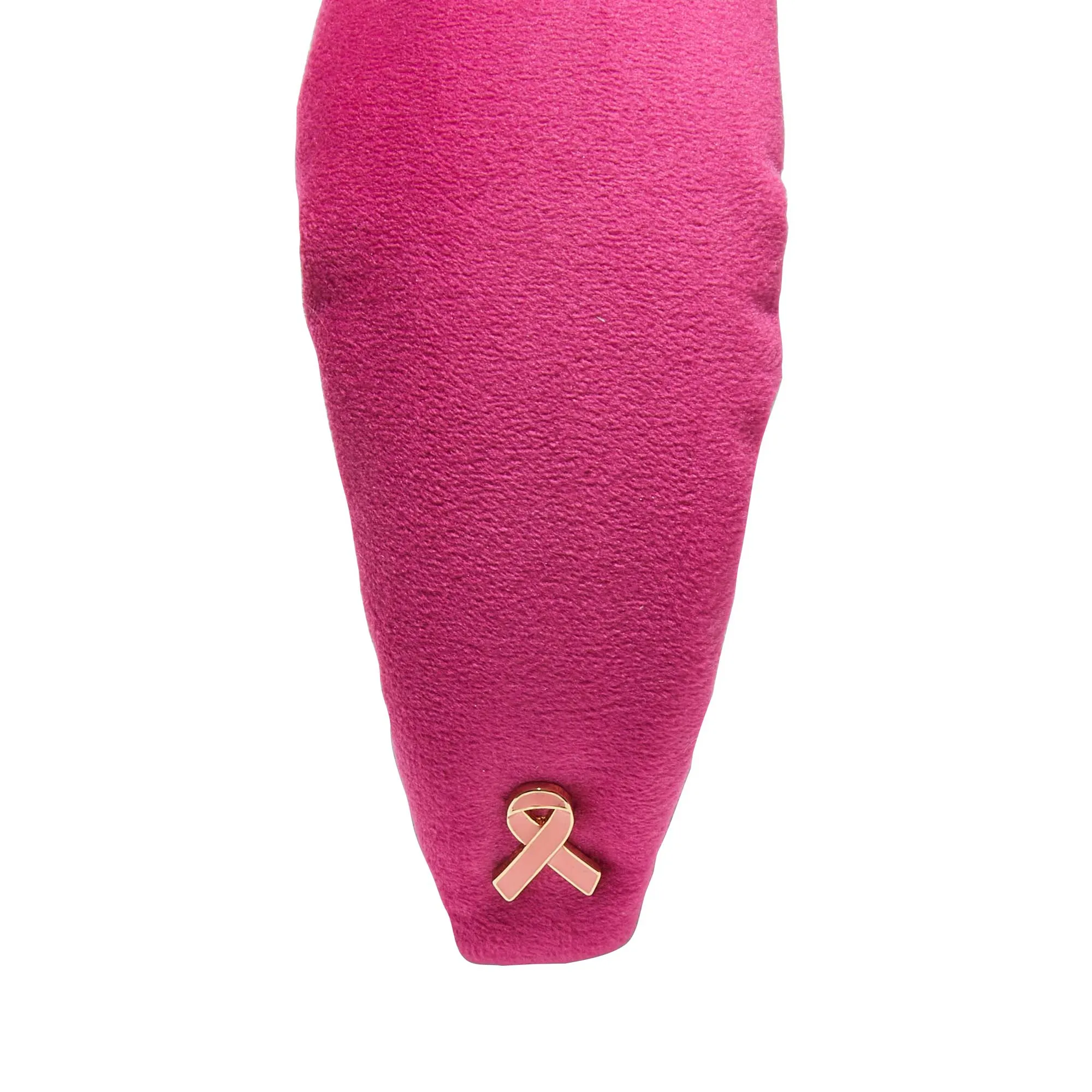 LIPSTICK PINK BREAST CANCER AWARENESS KNOTTED HEADBAND