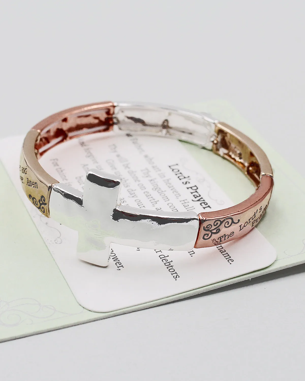 LORDS PRAYER Stretch Bracelet