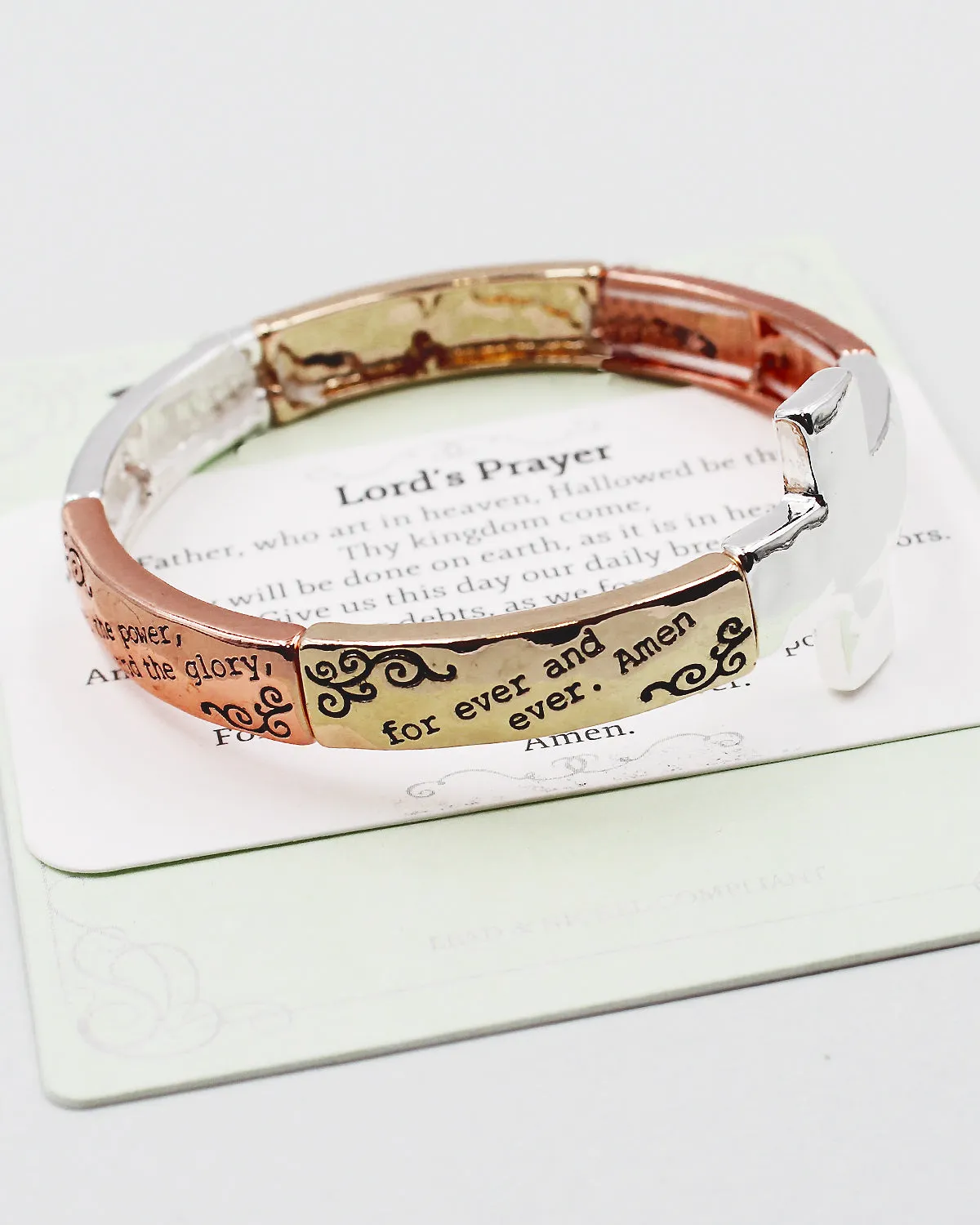 LORDS PRAYER Stretch Bracelet