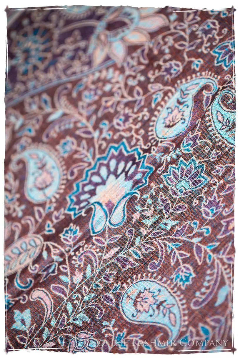 Ludovica Paisley Reversible Kashmir Wool Scarf