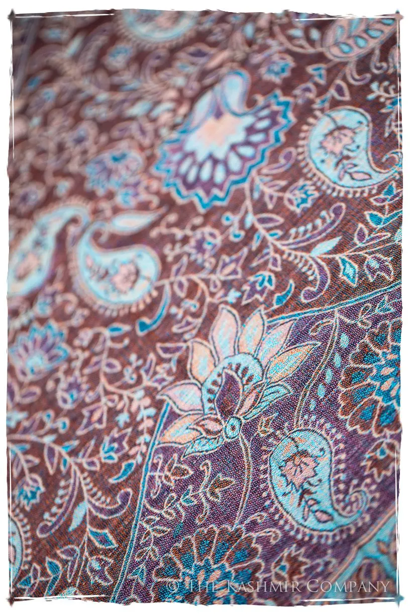 Ludovica Paisley Reversible Kashmir Wool Scarf