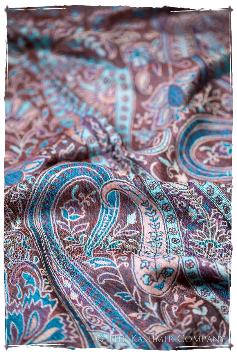 Ludovica Paisley Reversible Kashmir Wool Scarf