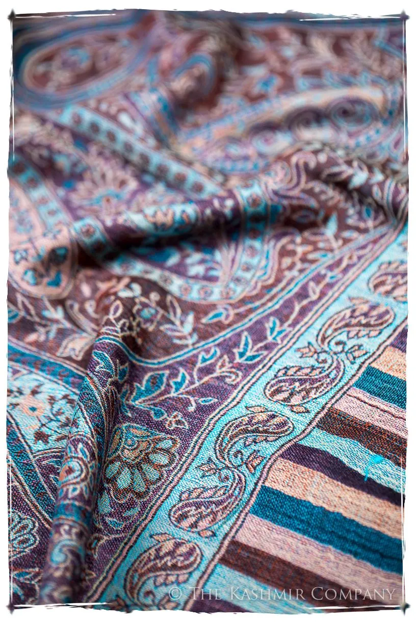 Ludovica Paisley Reversible Kashmir Wool Scarf