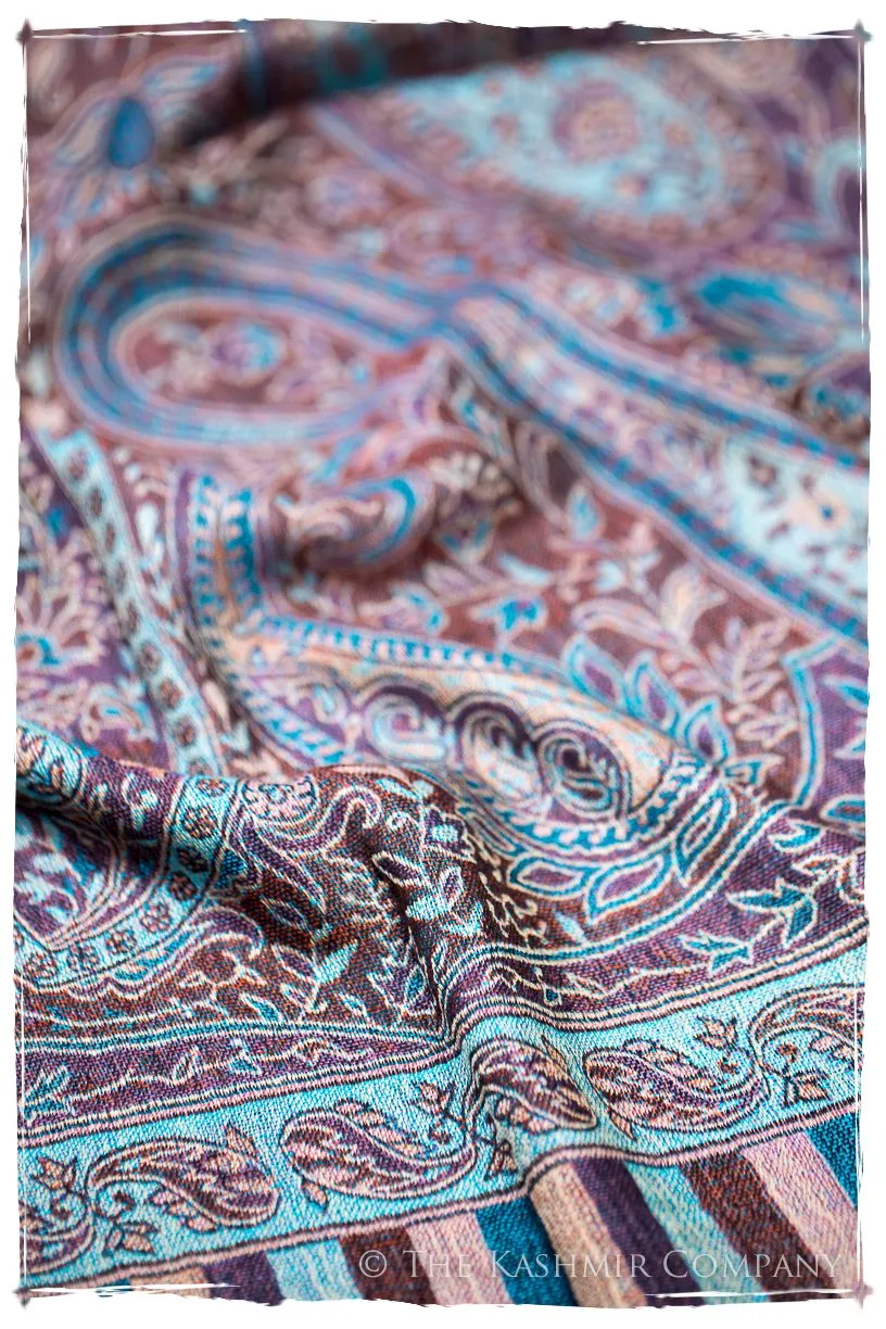 Ludovica Paisley Reversible Kashmir Wool Scarf
