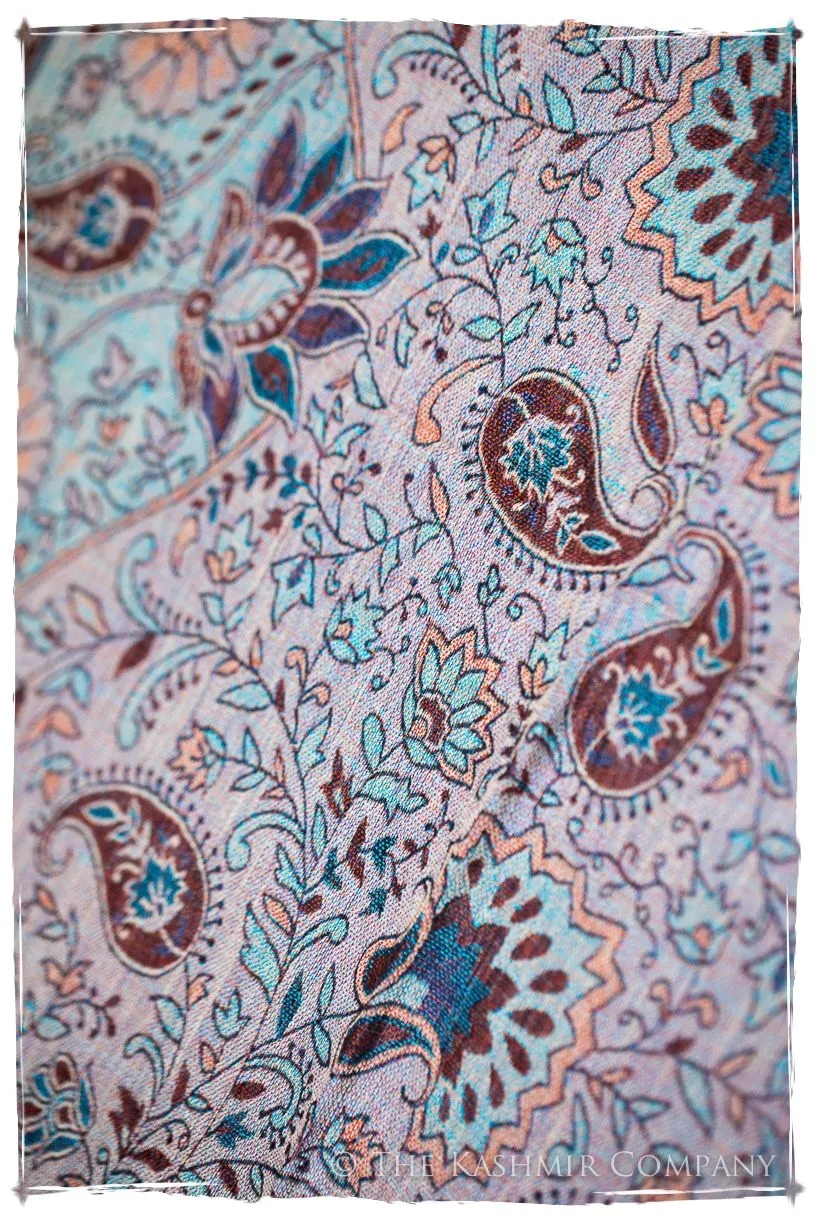 Ludovica Paisley Reversible Kashmir Wool Scarf
