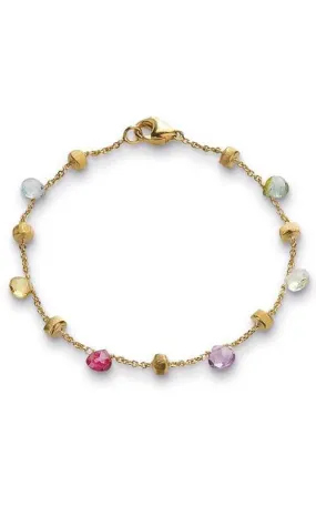 Marco Bicego Paradise Bracelet Yellow Gold and Mixed Gemstones (BB765-MIX01)