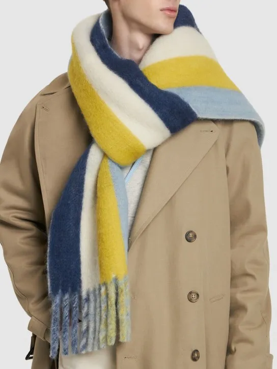 Marni   Logo wool blend scarf 