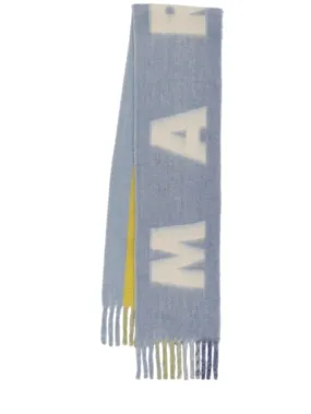 Marni   Logo wool blend scarf 