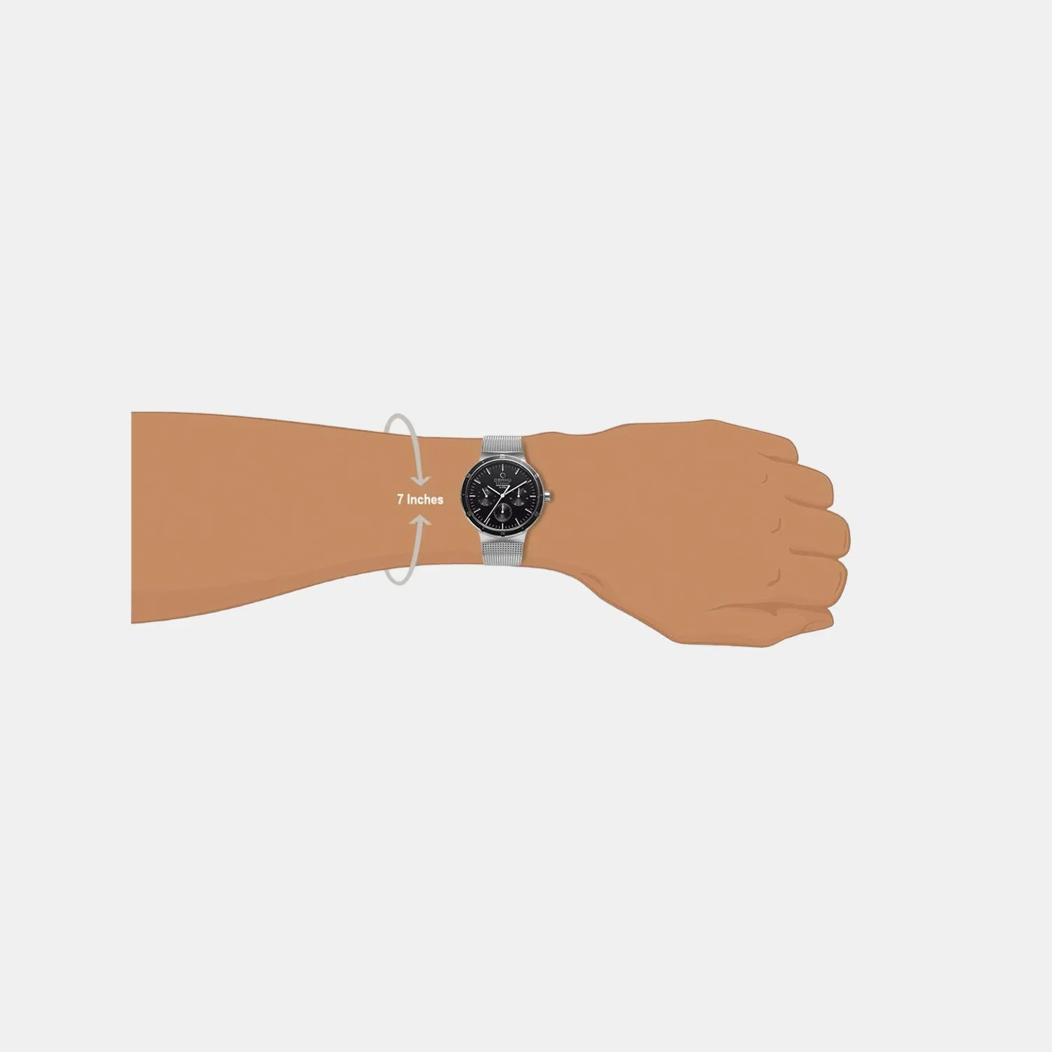 Men Black Analog Stainless Steel Watch V220GMCBMC