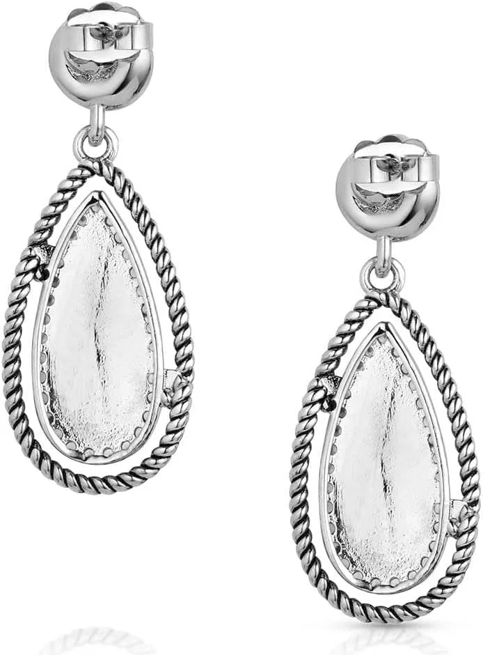 Montana Silversmiths Tied & True Turquoise Earrings