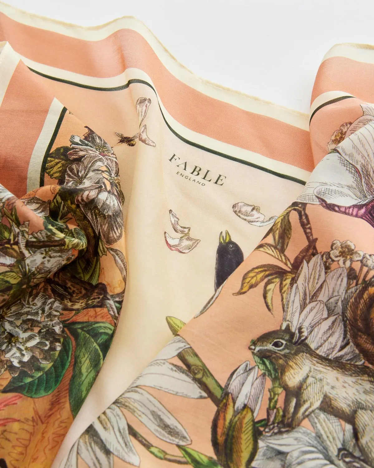 Morning Song Narrative Square Scarf