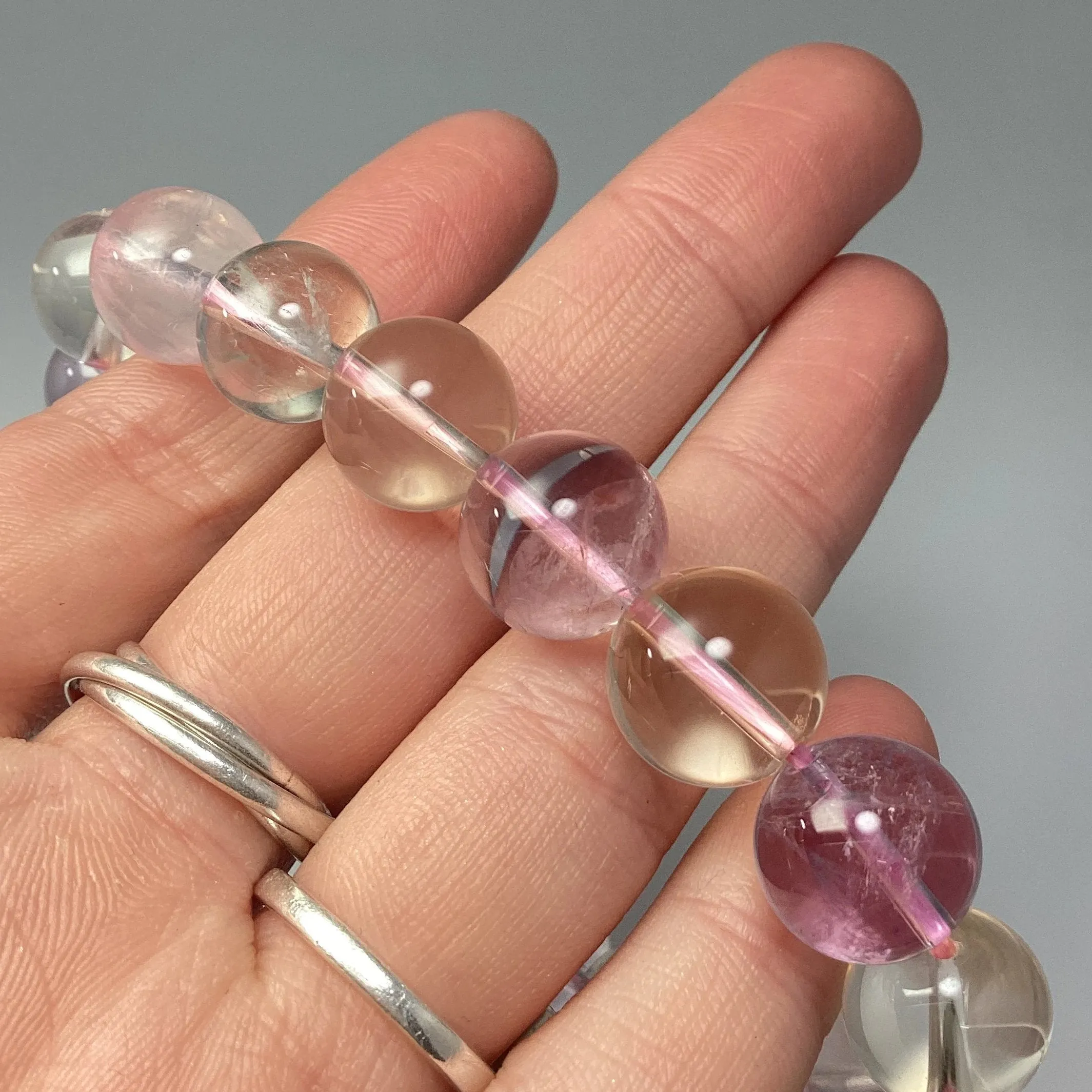 Multistone Beaded Bracelet - 12mm