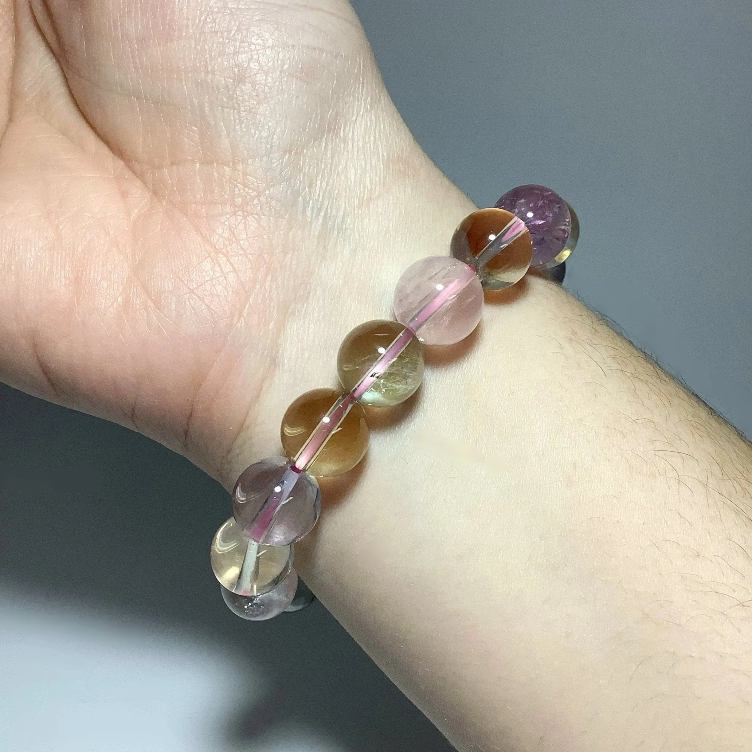 Multistone Beaded Bracelet - 12mm