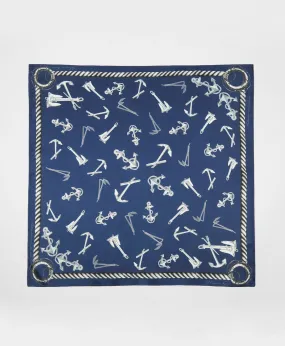 Navy River Humble Scarf
