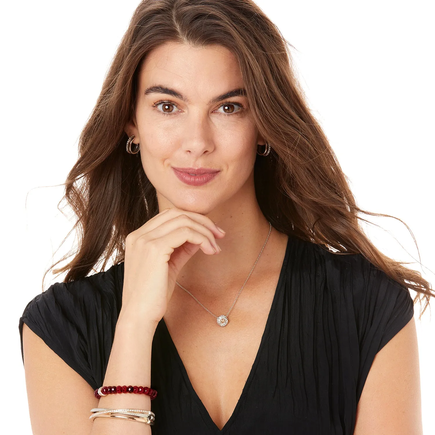 Neptune's Rings Ruby Stretch Bracelet