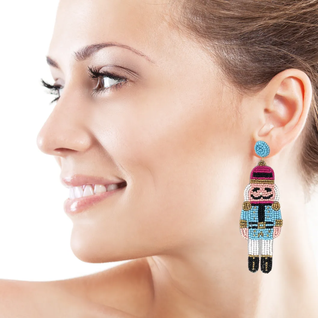 Nutcracker Beaded Earrings