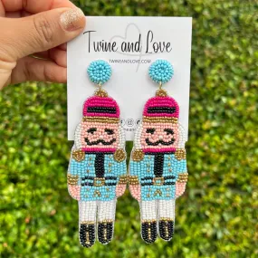 Nutcracker Beaded Earrings