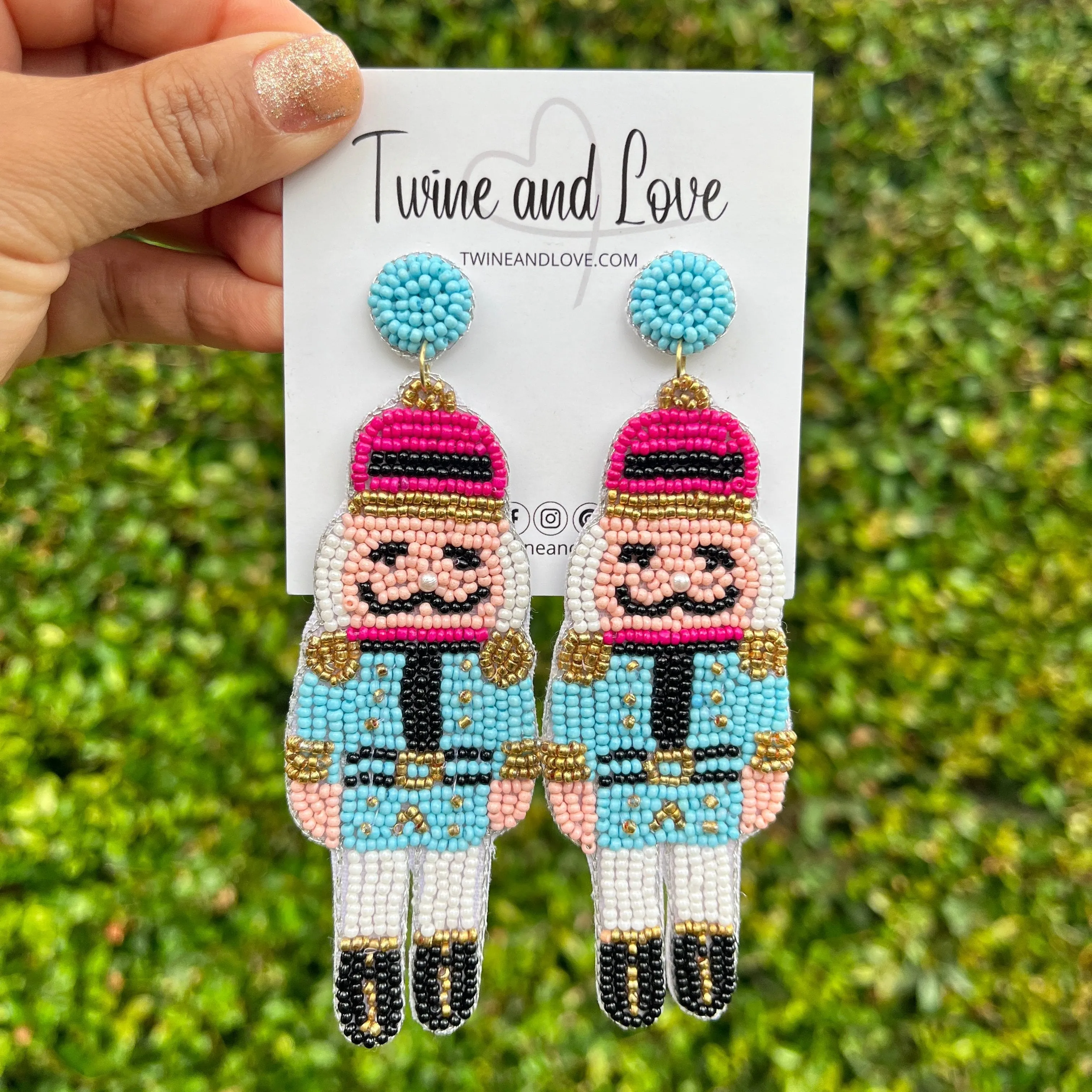 Nutcracker Beaded Earrings