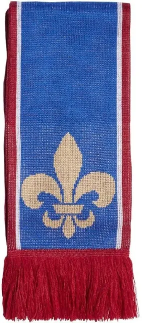 Official French FIFA® France Soccer FC Team Adidas Fan Scarf - Blue