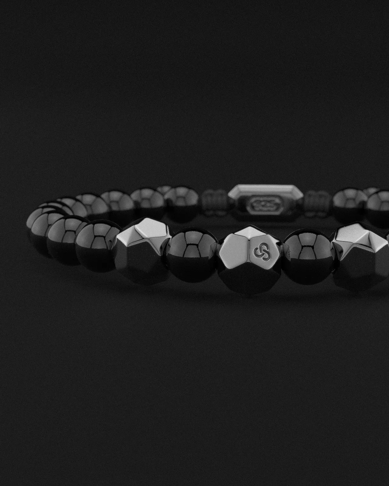 Onyx Bracelet 8mm | Geom by Seekers Men's Jewelry