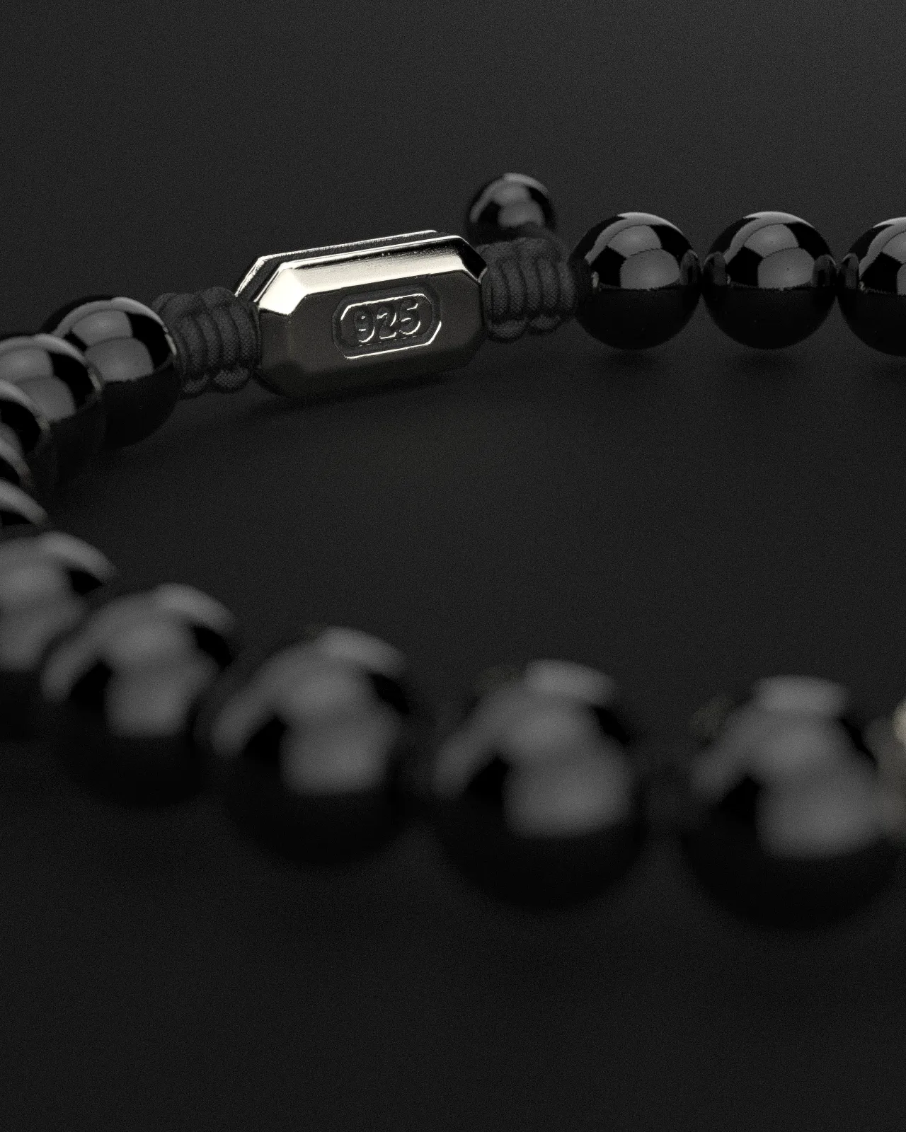 Onyx Bracelet 8mm | Geom by Seekers Men's Jewelry