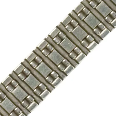 Onyx, Diamanté & Sterling 3-Row Bracelet by Wachenheimer Bros.