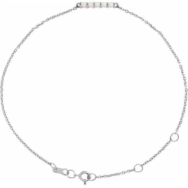 Opal Bar Bracelet