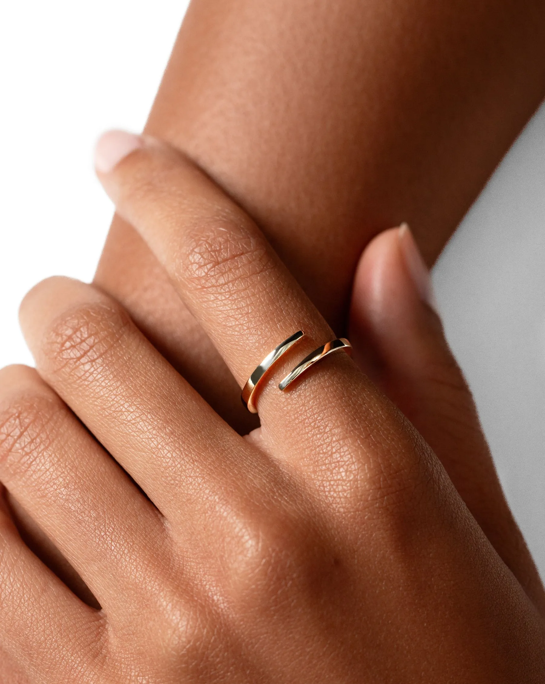 Open Gold Wrap Ring