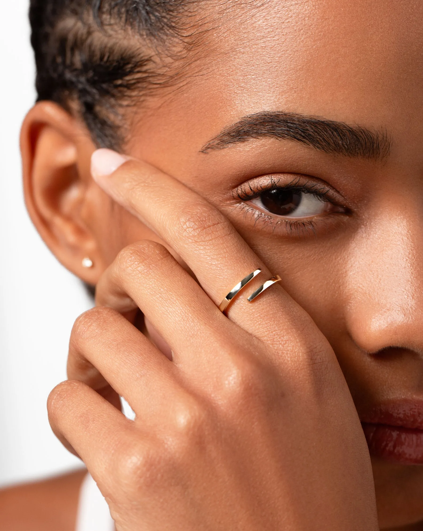 Open Gold Wrap Ring