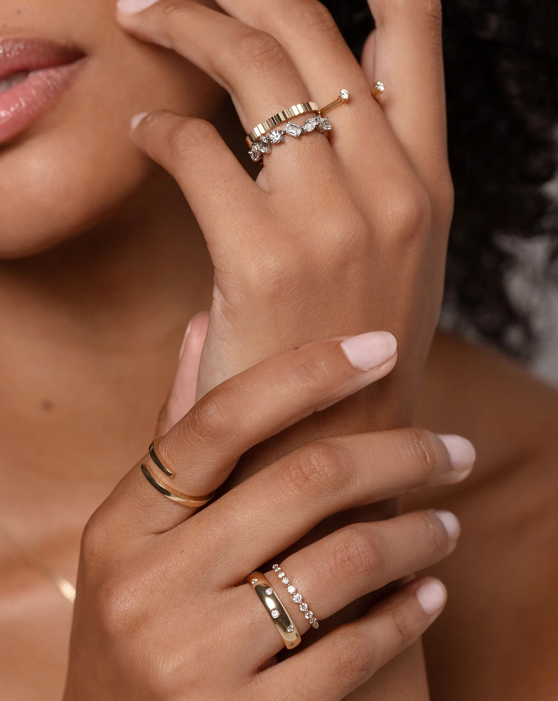 Open Gold Wrap Ring