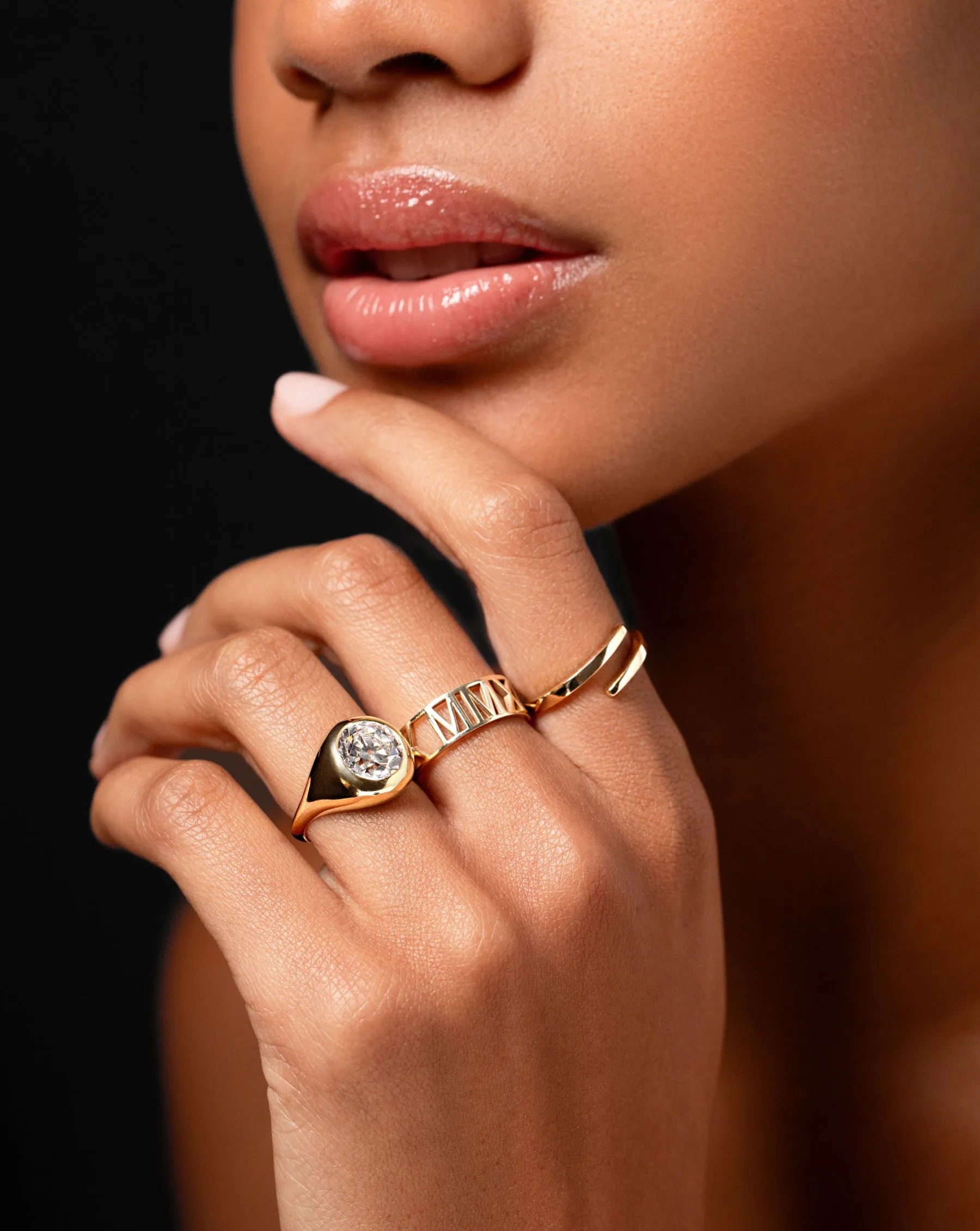 Open Gold Wrap Ring